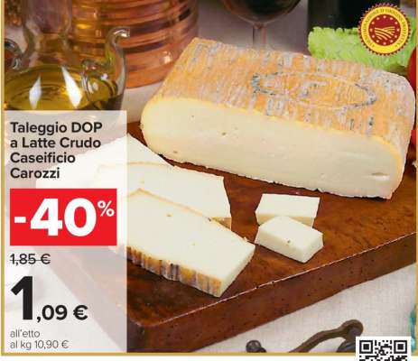 Taleggio DOP a Latte Crudo Caseificio Carozzi