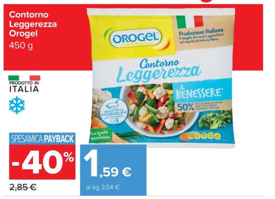 CONTORNO LEGGEREZZA OROGEL