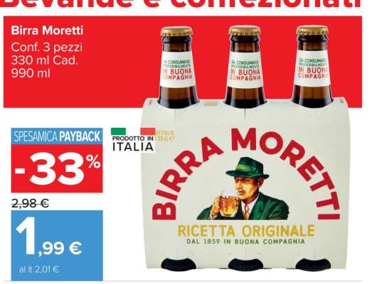 BIRRA MORETTI