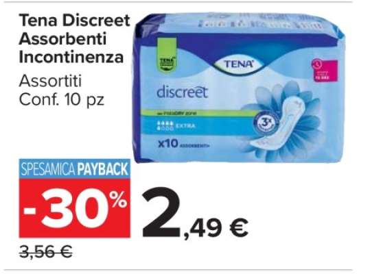 Tena Discreet Assorbenti Incontinenza