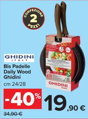 Bis Padelle Daily Wood Ghidini