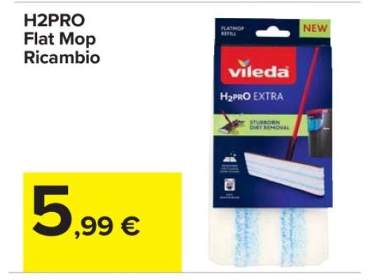 H2PRO Flat Mop Ricambio