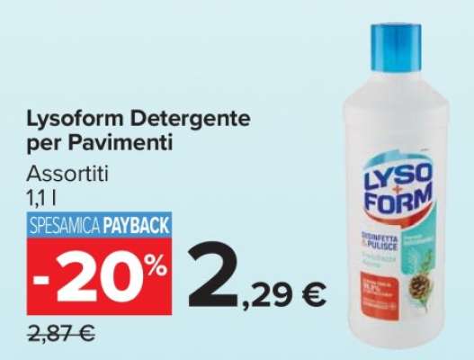 Lysoform Detergente per Pavimenti