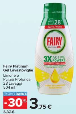 FAIRY PLATINUM Gel Lavastoviglie