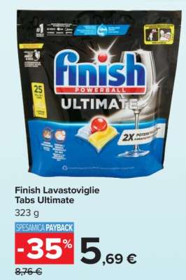 Finish Lavastoviglie Tabs Ultimate