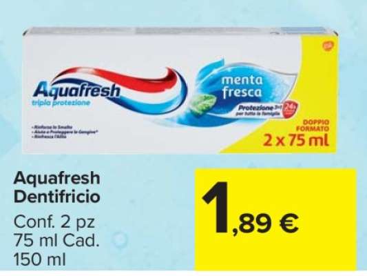 Aquafresh Dentifricio
