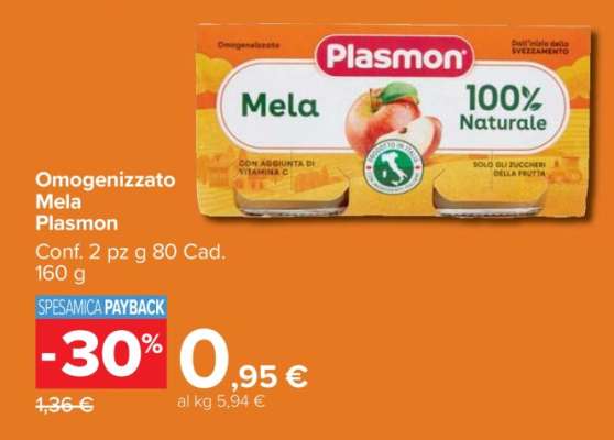 Omogenizzato Mela Plasmon
