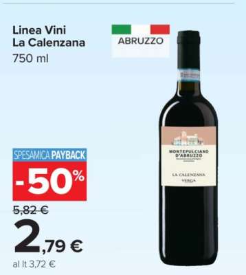 Linea Vini La Calenzana