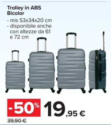 Trolley in ABS Bicolor
