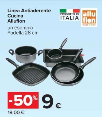 Linea Antiaderente Cucina Alluflon