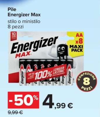 Pile Energizer Max