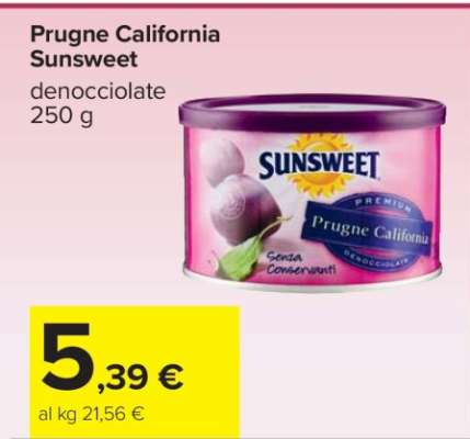 Prugne California Sunsweet