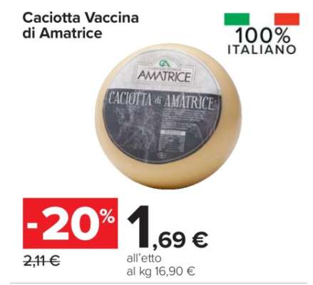 Caciotta Vaccina di Amatrice