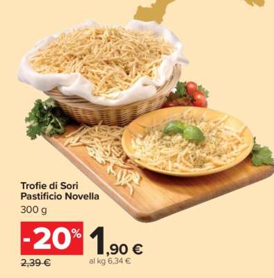 Trofie di Sori Pastificio Novella