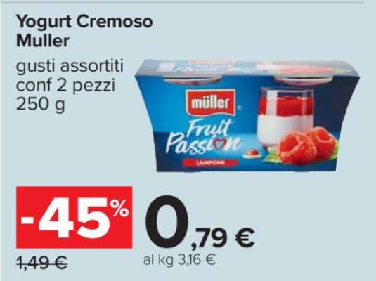 Yogurt Cremoso Müller
