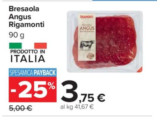 Bresaola Angus Rigamonti