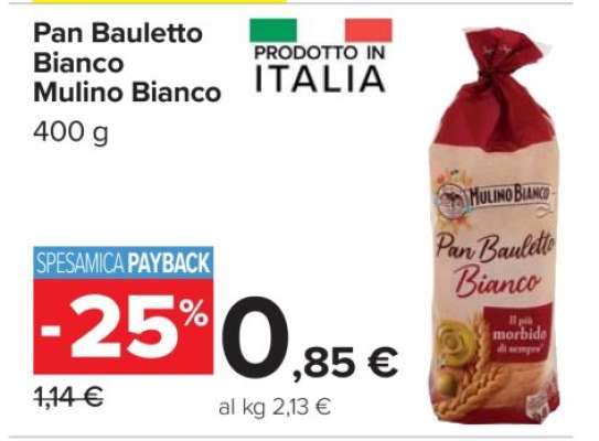 Pan Bauletto Bianco Mulino Bianco