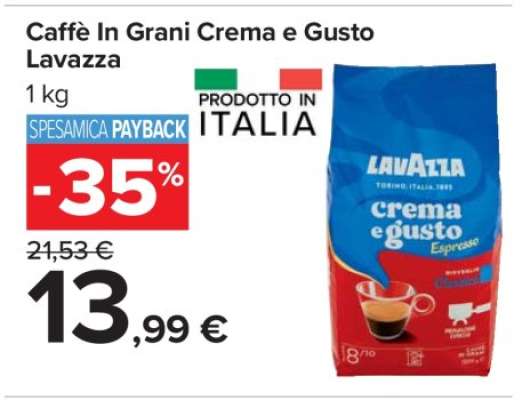 Caffè In Grani Crema e Gusto Lavazza