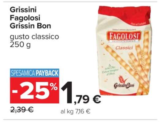 Grissini Fagolosi Grissin Bon