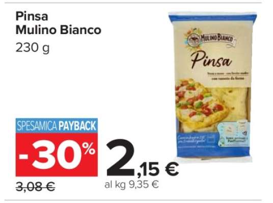 Pinsa Mulino Bianco