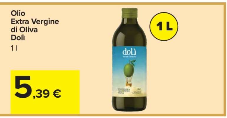Olio Extra Vergine di Oliva Dolì