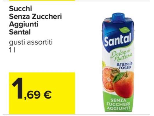 Succhi Senza Zuccheri Aggiunti Santal