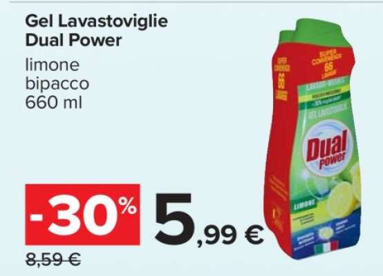 Gel Lavastoviglie Dual Power