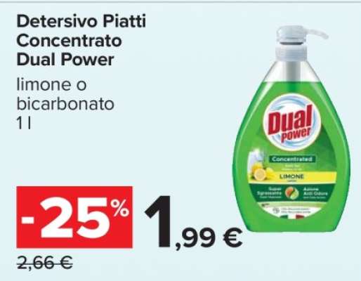 Detersivo Piatti Concentrato Dual Power