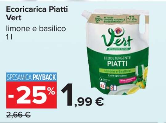 Ecoricarica Piatti Vert