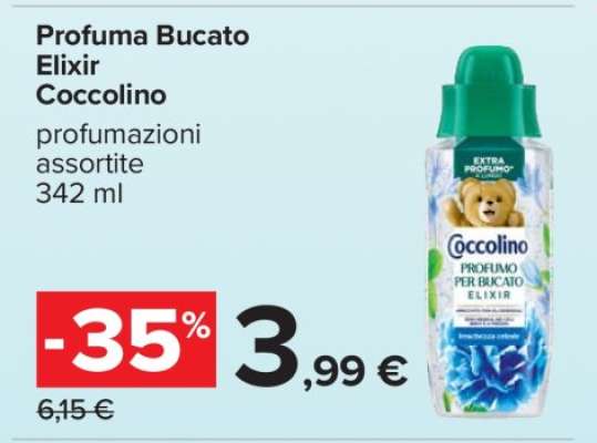 Profuma Bucato Elixir Coccolino
