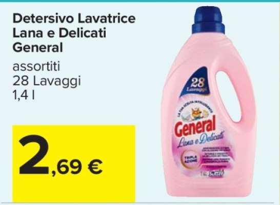 Detersivo Lavatrice Lana e Delicati General