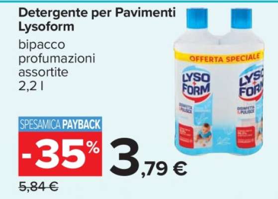 Detergente per Pavimenti Lysoform