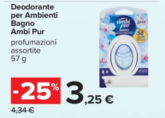 Deodorante per Ambienti Bagno Ambi Pur