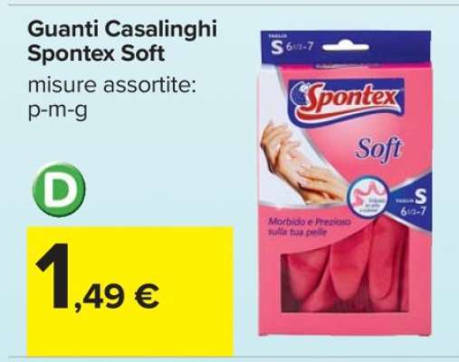 Guanti Casalinghi Spontex Soft