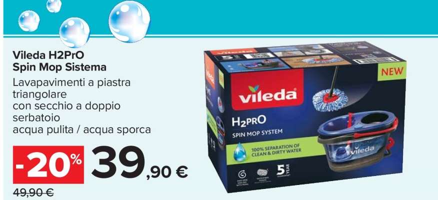 Vileda H2PRO Spin Mop Sistema