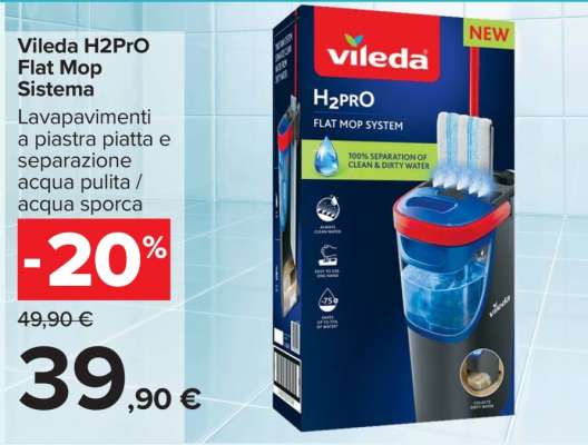 Vileda H2PRO Flat Mop Sistema
