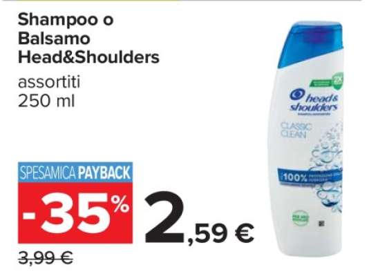 Shampoo o Balsamo Head&Shoulders