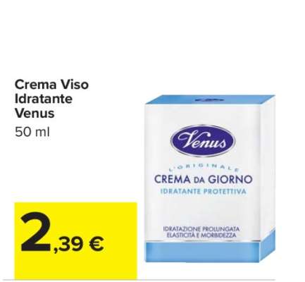Crema Viso Idratante Venus