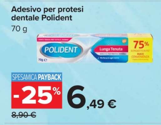 Adesivo per Protesi Dentale Polident