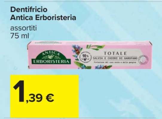 Dentifricio Antica Erboristeria