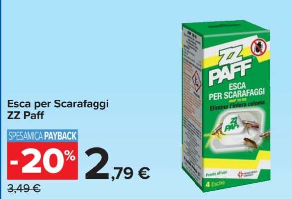 Esca per Scarafaggi ZZ Paff