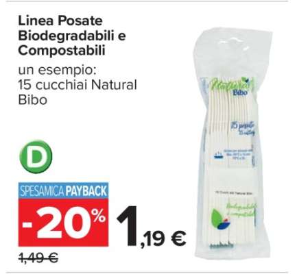 Linea posate Biodegradabili e Compostabili