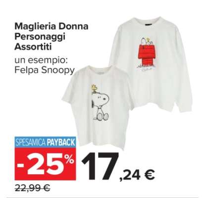 Maglieria Donna Personaggi Assortiti