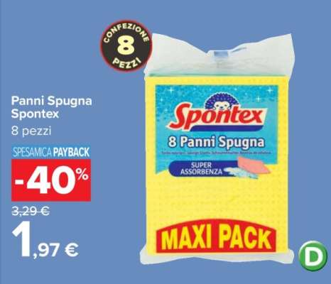 Panni Spugna Spontex
