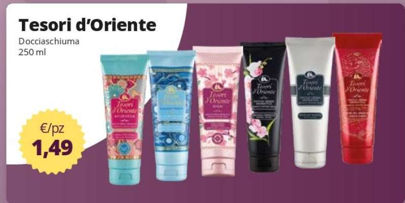 Tesori d'Oriente Docciaschiuma