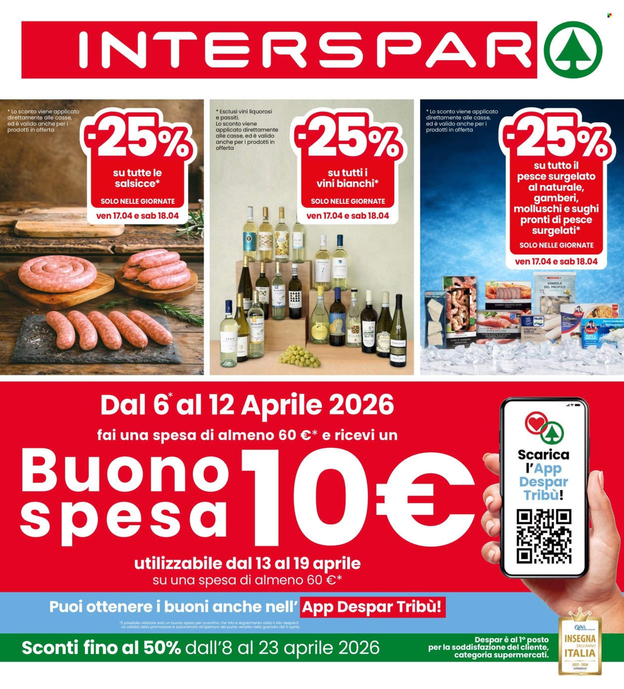 Volantino Interspar - 8/4/2026 - 23/4/2026. Pagina 1