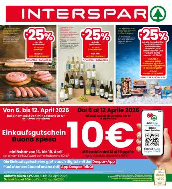Volantino Interspar - 8/4/2026 - 23/4/2026.