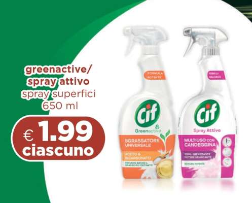 Cif Greenactive/Spray Attivo
