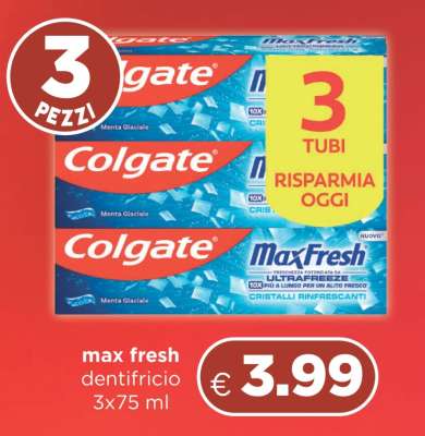 Colgate Max Fresh dentifricio