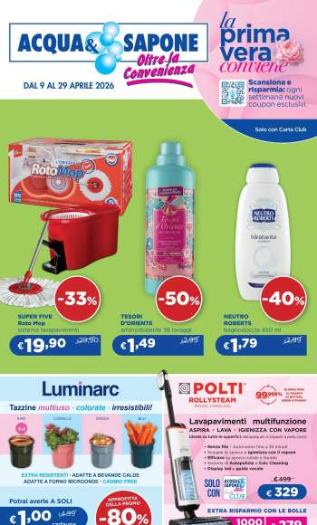 Volantino Acqua & Sapone - 9/4/2026 - 29/4/2026.
